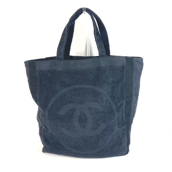CHANEL Black Logo Shoulder Bag - Picture 1 of 11